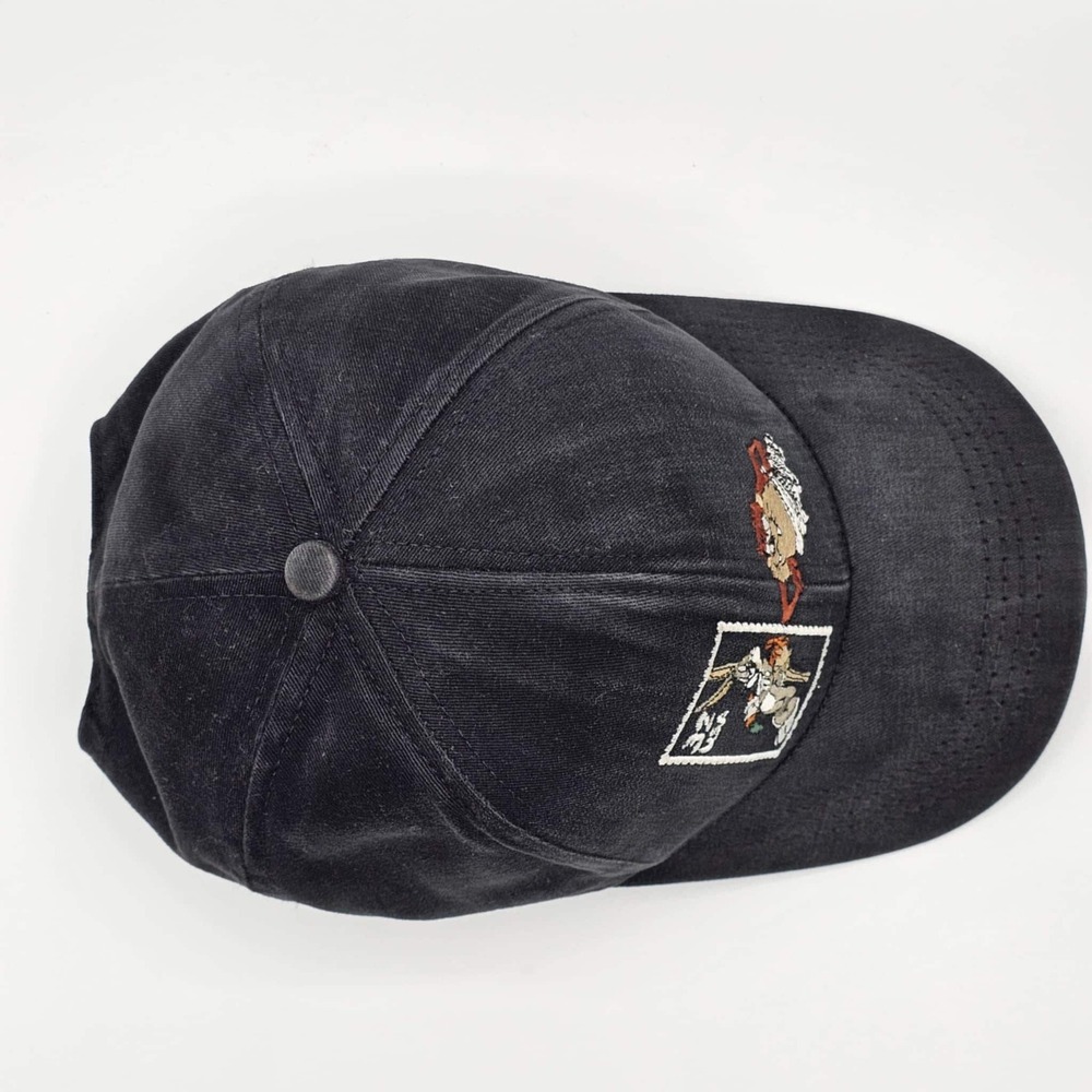 Looney Tunes Vintage 90s Bugs Bunny Taz Stamp Snapback Hat - Picture 4 of 8